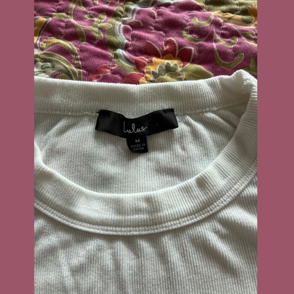 Lulus Off White Ribbed Tank Top - Picture 5 of 7